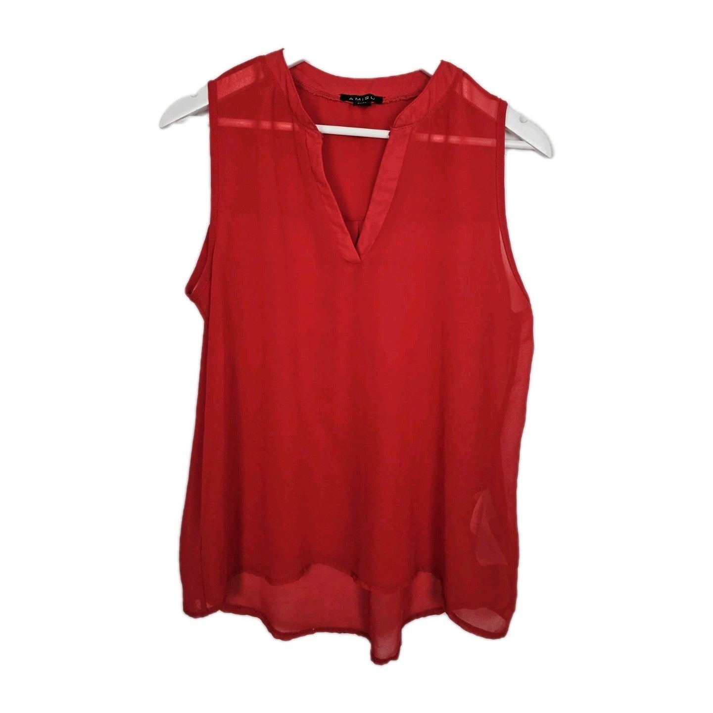 EK9678 Damen Bluse von Amisu, rot, Gr.M0