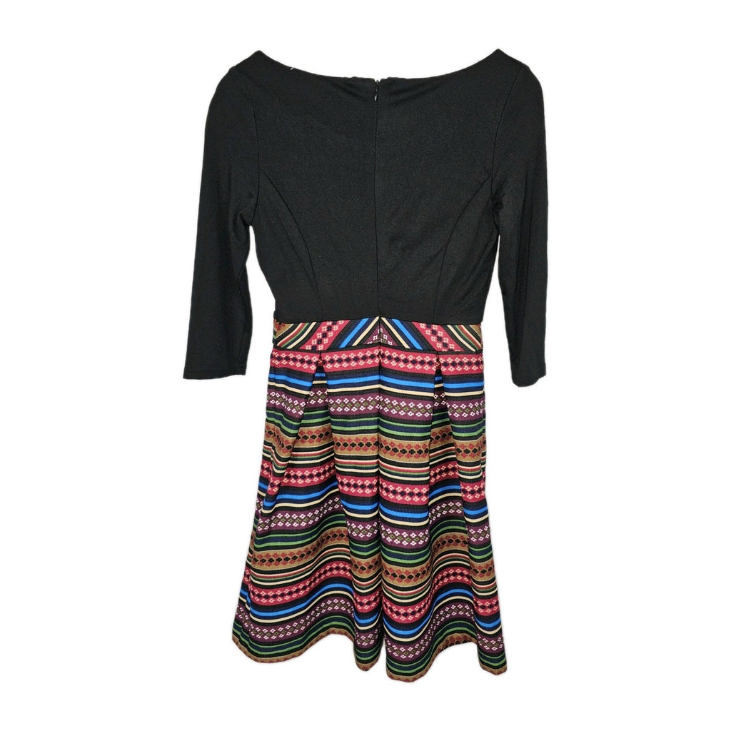 EK8147 Damen Kleid von Sweet Miss schwarz- Mehrfarbig, Gr.M ( Größentabelle)2