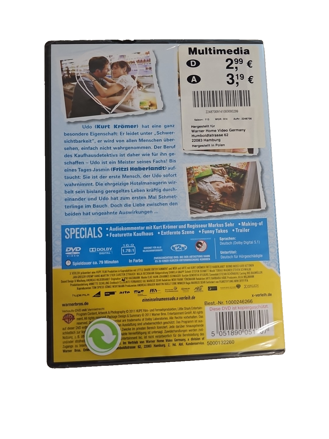 EB2965 Eine Insel namens Udo von Markus Sehr | DVD | Zustand gut1