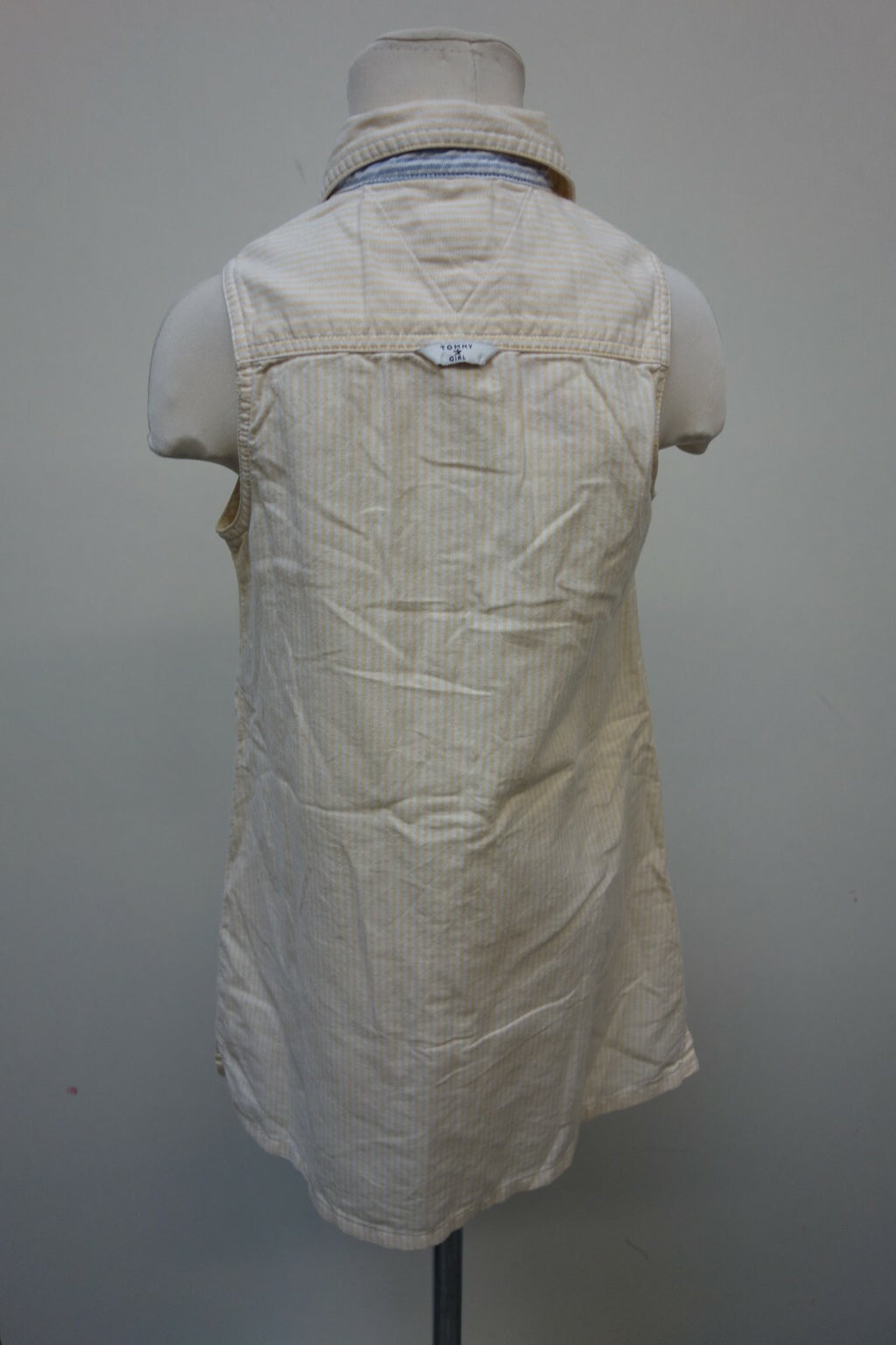 EK0657 Mädchen Kleid von Tommy Hilfiger, gelb, Gr. 6 (116)5