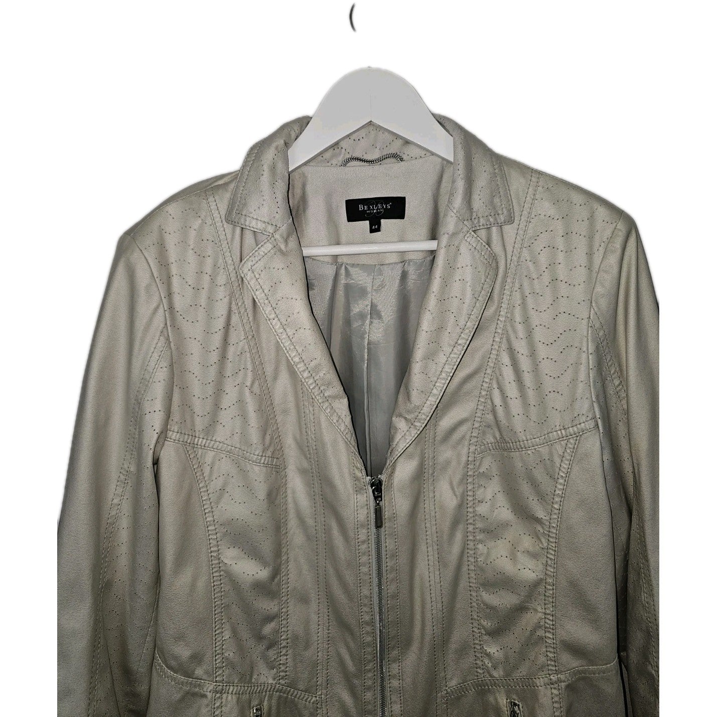 EK8740 Damen Blazer Jacke von Bexleys,  Beige, Gr. 441