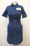 EK3501 Damen Jeanskleid von Geisha, dunkelblau, Gr. XS0