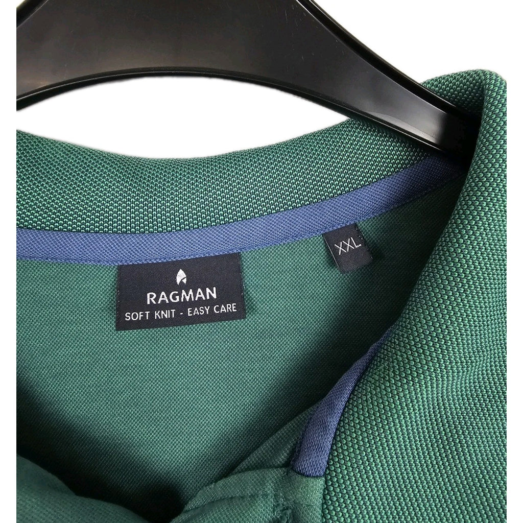 EK10837 Herren Poloshirt von Ragman, Grün, Gr. 2XL1