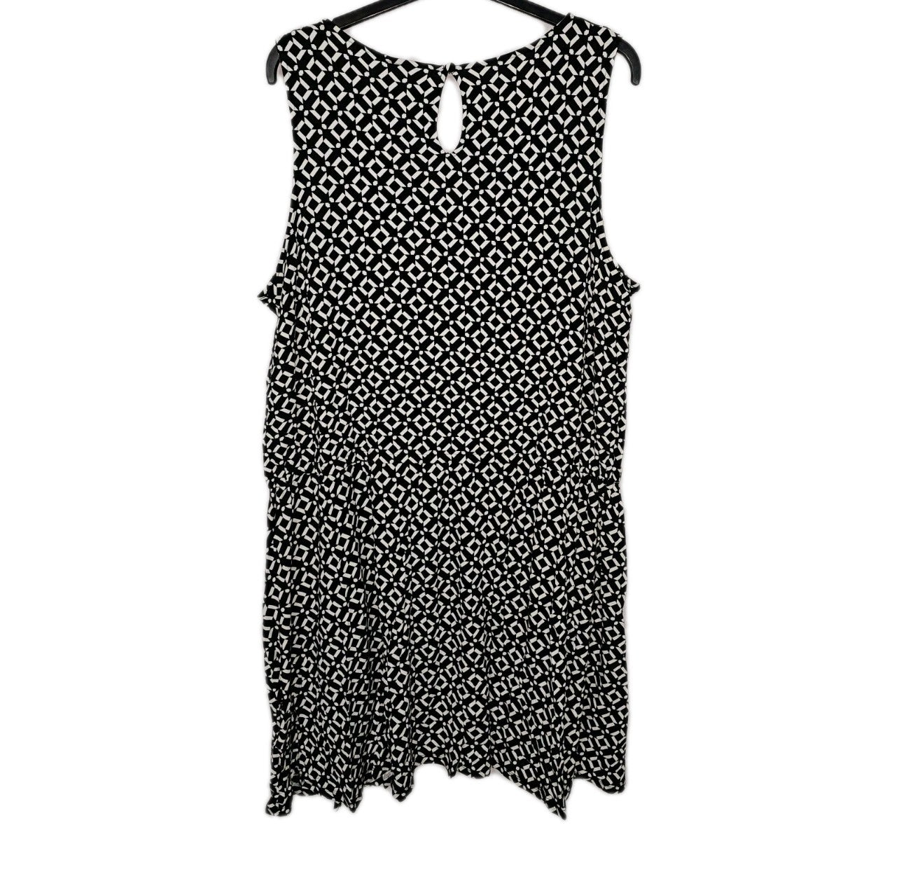 EK7724 Damen Kleid von Yessica, schwarz-weiß, Gr.XL3