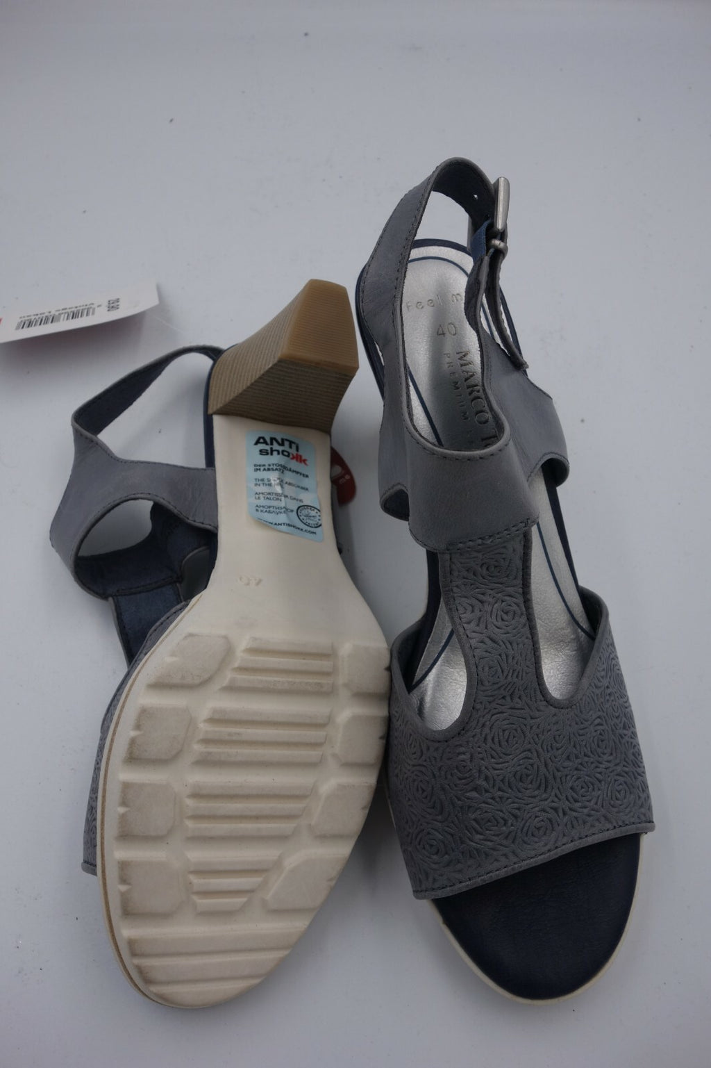 ES0267 Damen Sandaletten von Marco Tozzi, hellblau, 405
