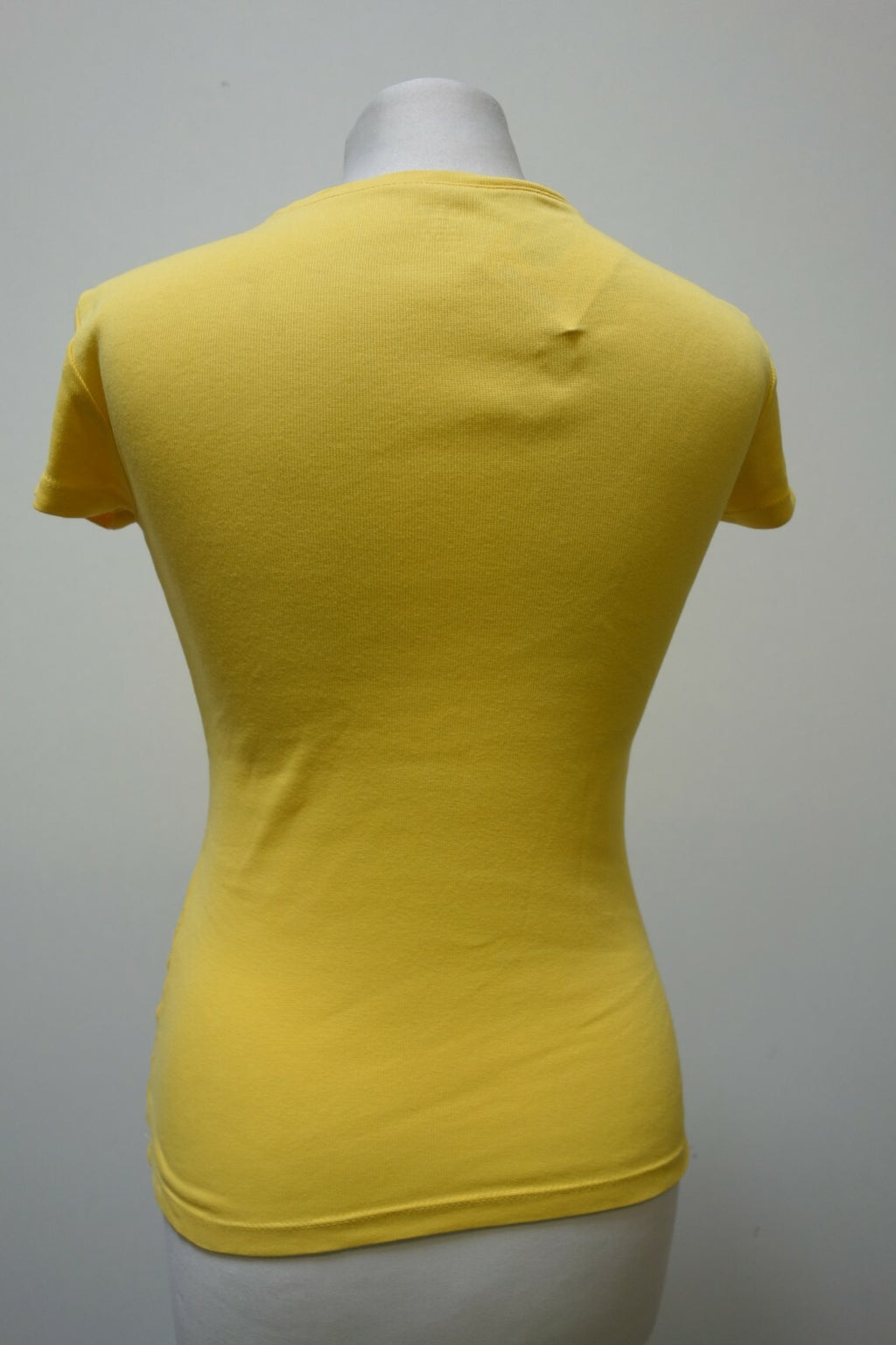 EK1738 Damen T-Shirt von Tommy Hilfiger, gelb, Gr. XS4