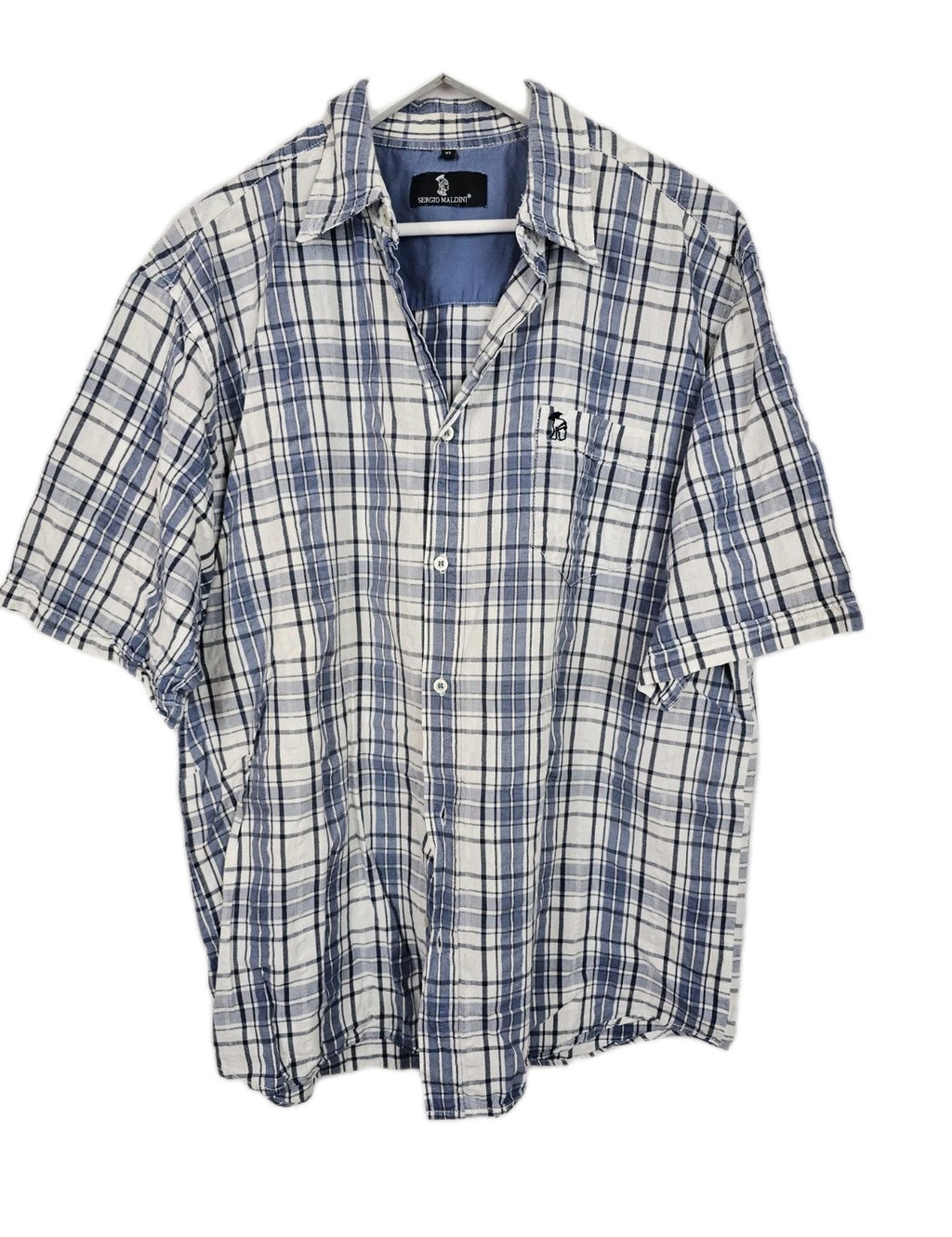 EK10359 Herren Hemd von Sergio Maldini, Blau, Gr.XL0