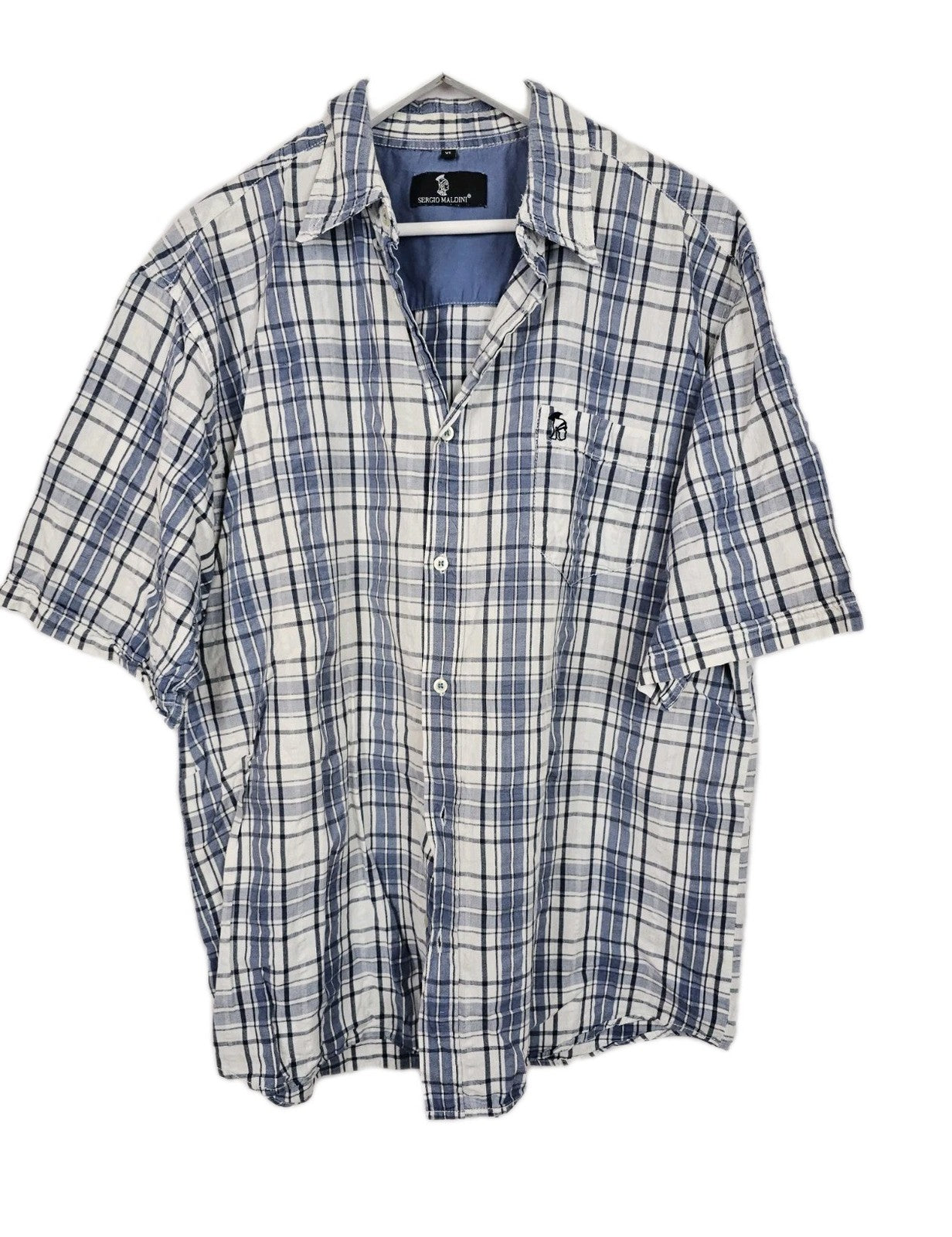 EK10359 Herren Hemd von Sergio Maldini, Blau, Gr.XL0