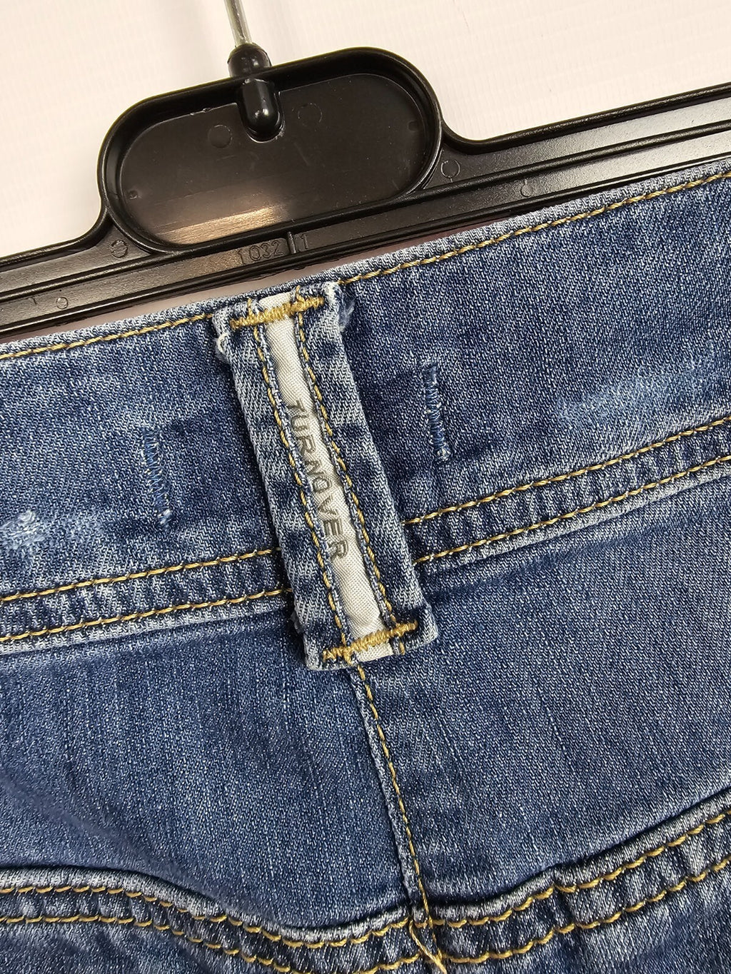 EK5512 Damen Jeansrock von Turnover, blau, Gr. 367
