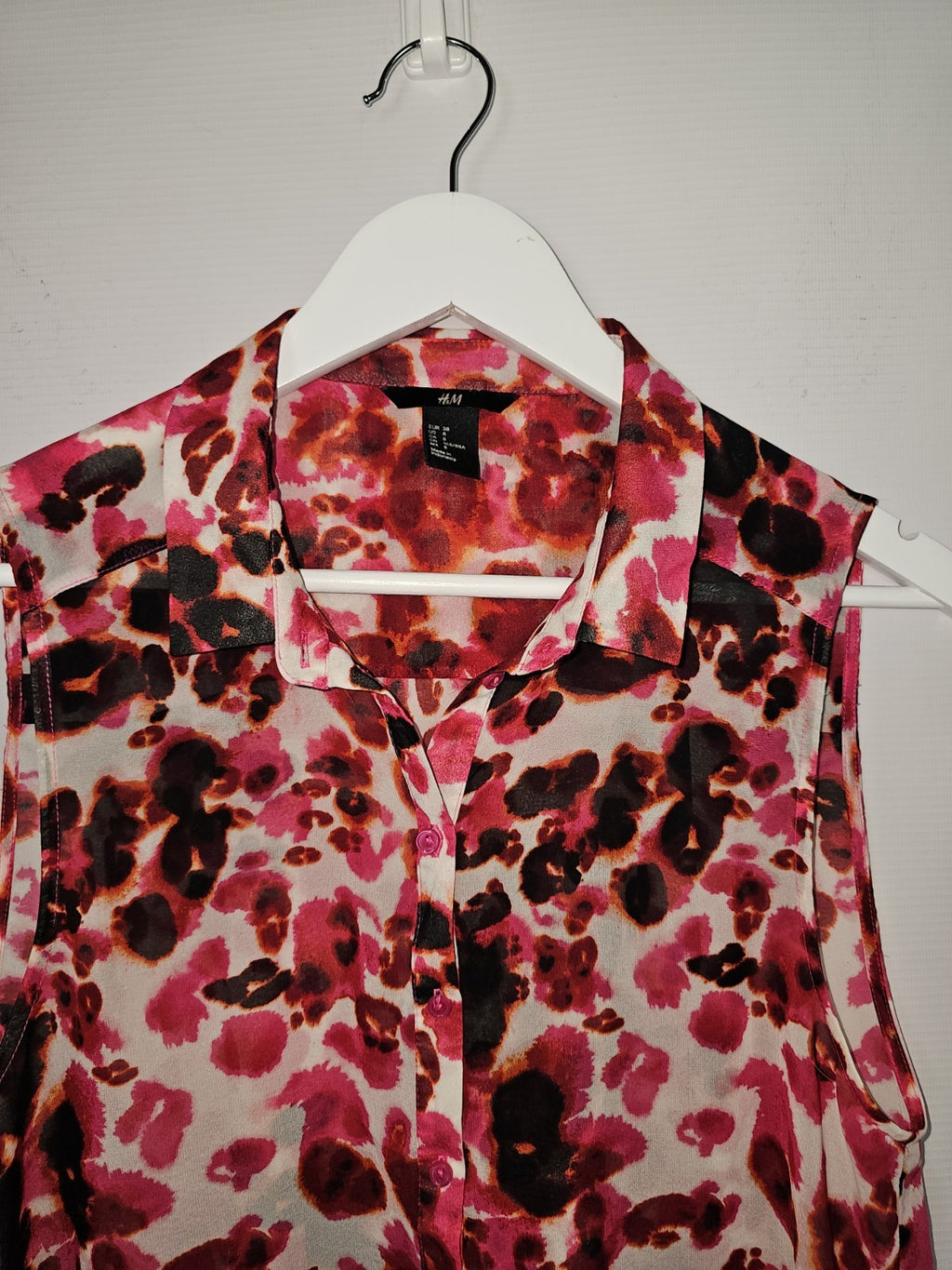 EK8639 Damen Bluse von H&M, Rosa, Gr. 381