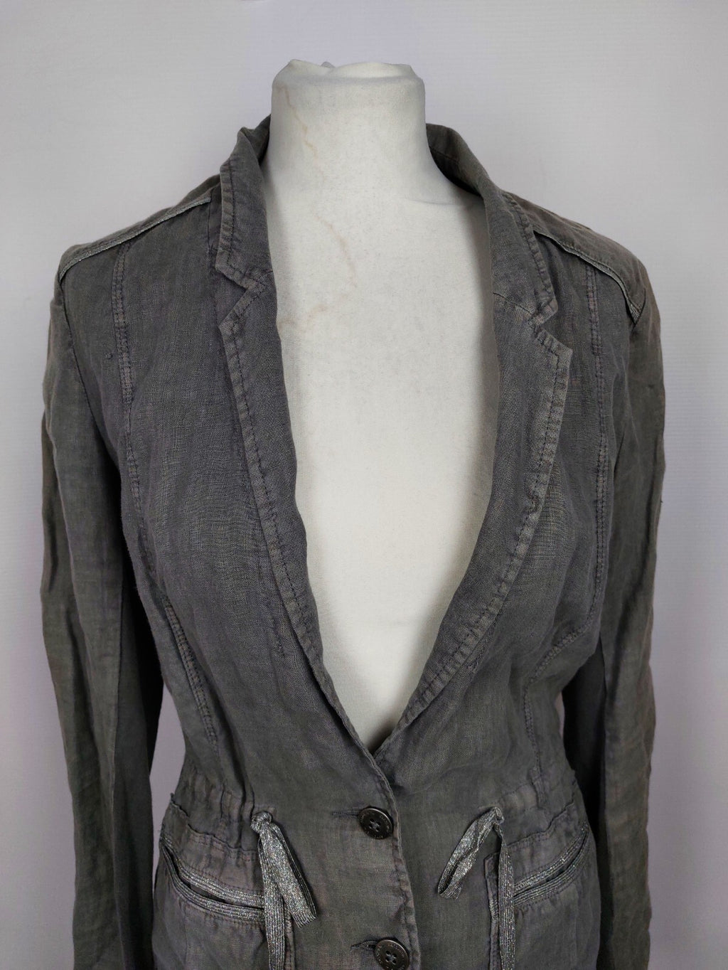 EK4628 Damen Jäckchen von Sandwich_ grau, Gr. 361