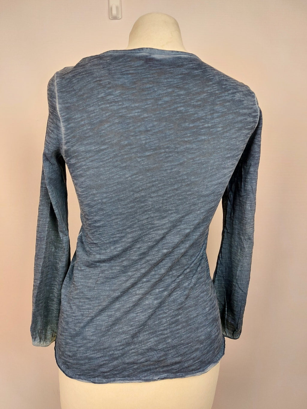 EK4046 Mädchen Langarmshirt von s.Oliver, blau, Gr. 1406