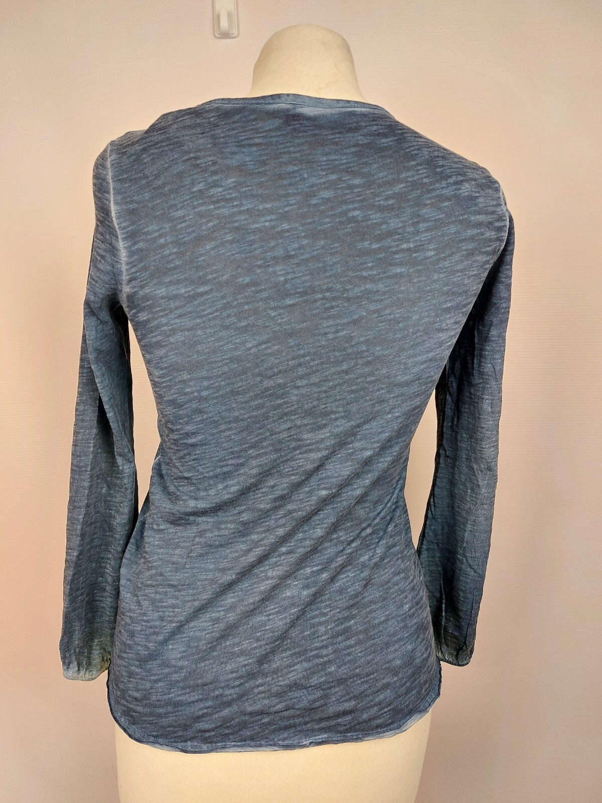 EK4046 Mädchen Langarmshirt von s.Oliver, blau, Gr. 1406