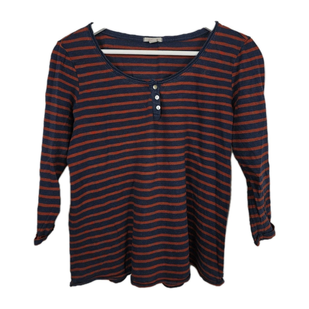 EK8129 Damen Langarmshirt von Esprit, blau-orange, Gr.XS0