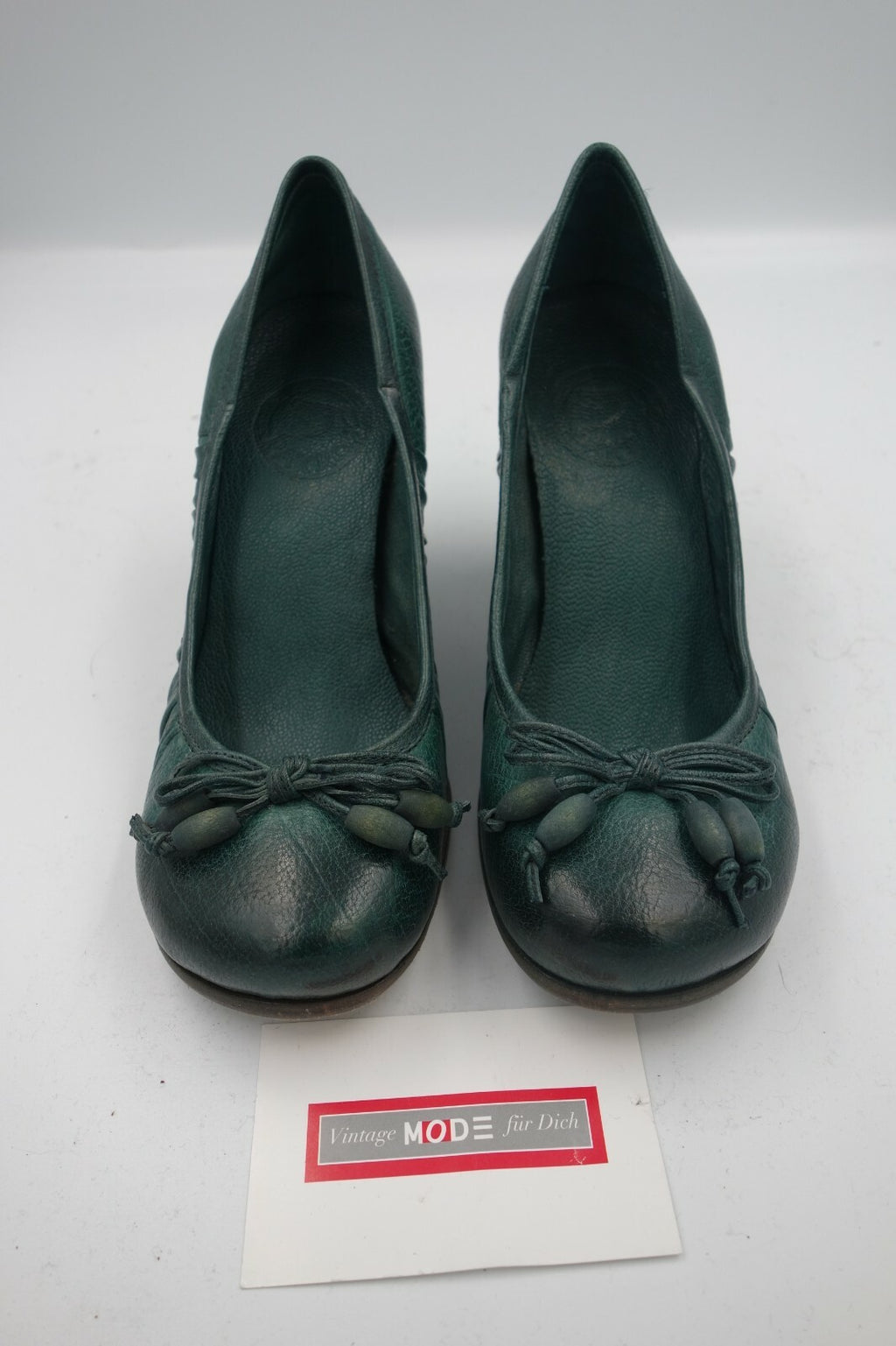 ES0259 Damen Pumps von Vero Cuoio, 35, grün0