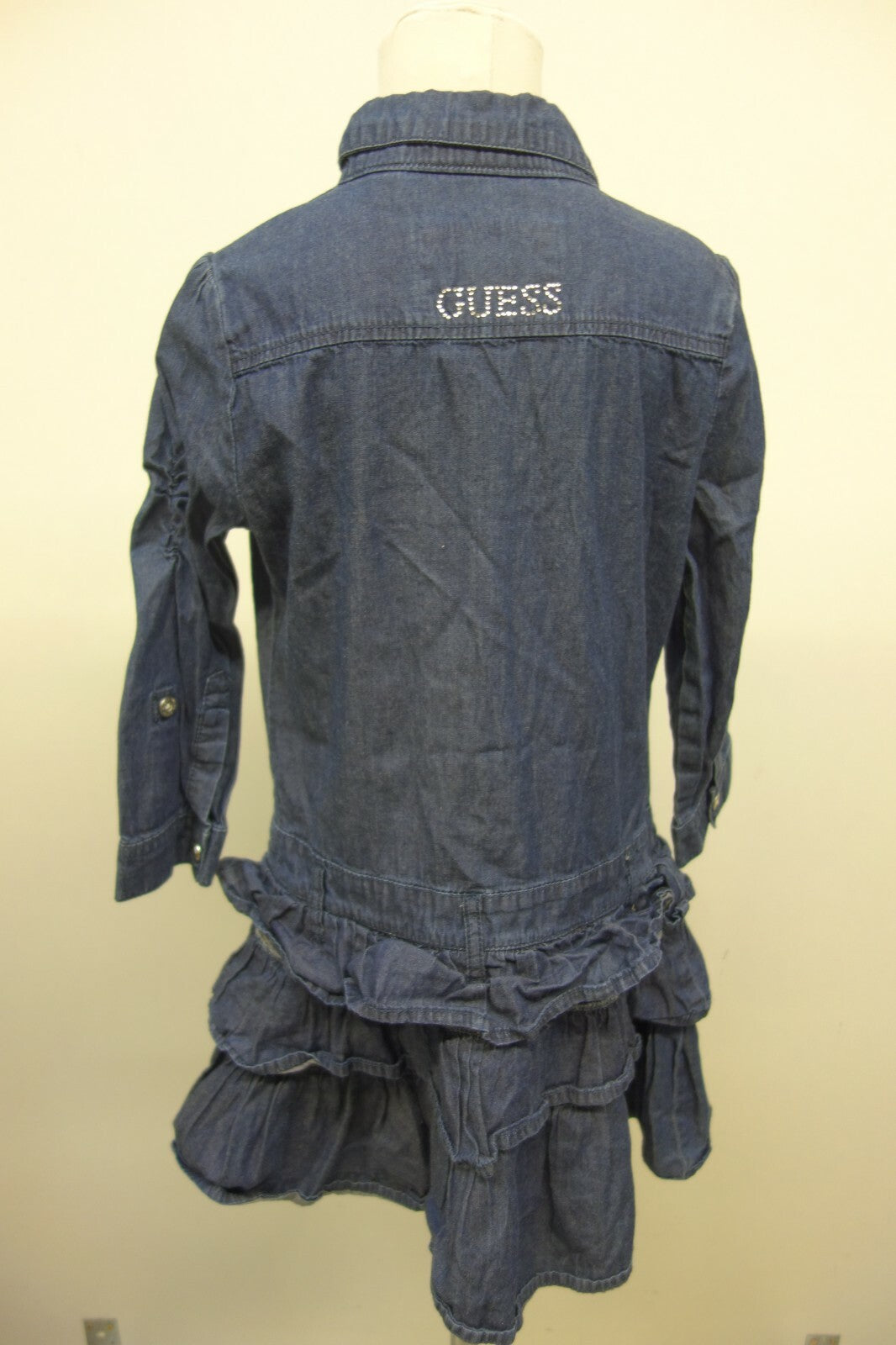 EK1401 Mädchen Kleid von Guess, Jeansstoff, blau, Gr. L(14)4