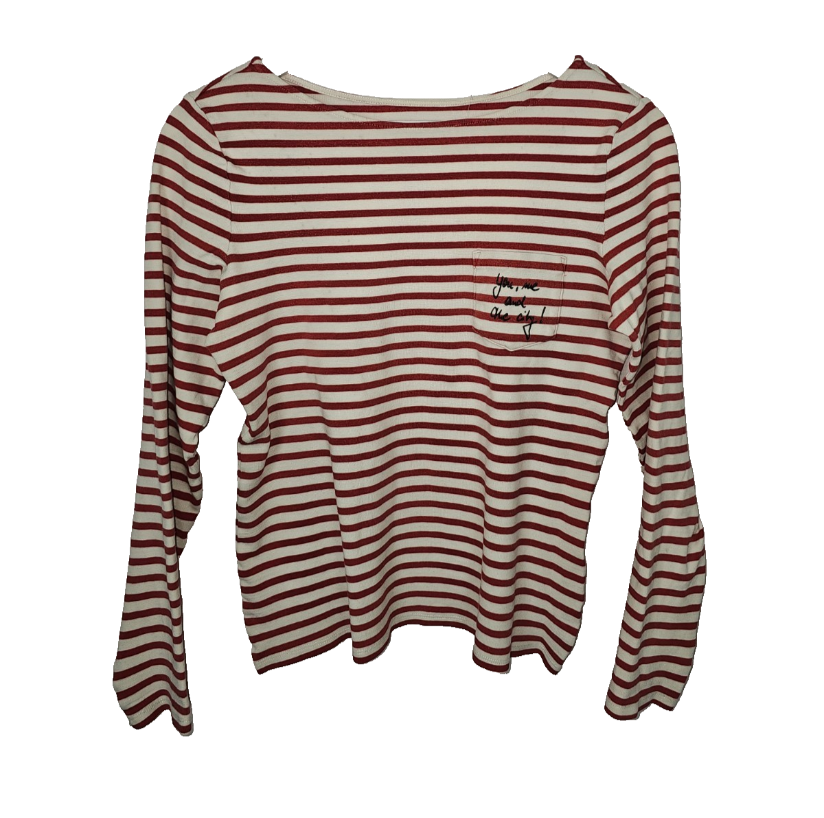 EK8635 Damen Pullover von Esprit, Rot/Weiß, Gr. S0
