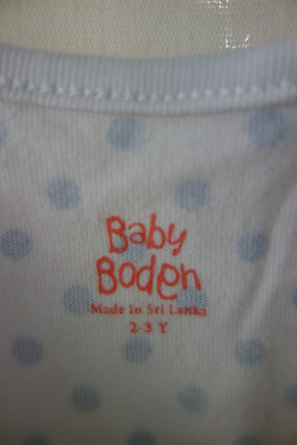 EK3693 Mädchen T-Shirt von Baby Boden, weiß-blau, Gr.922