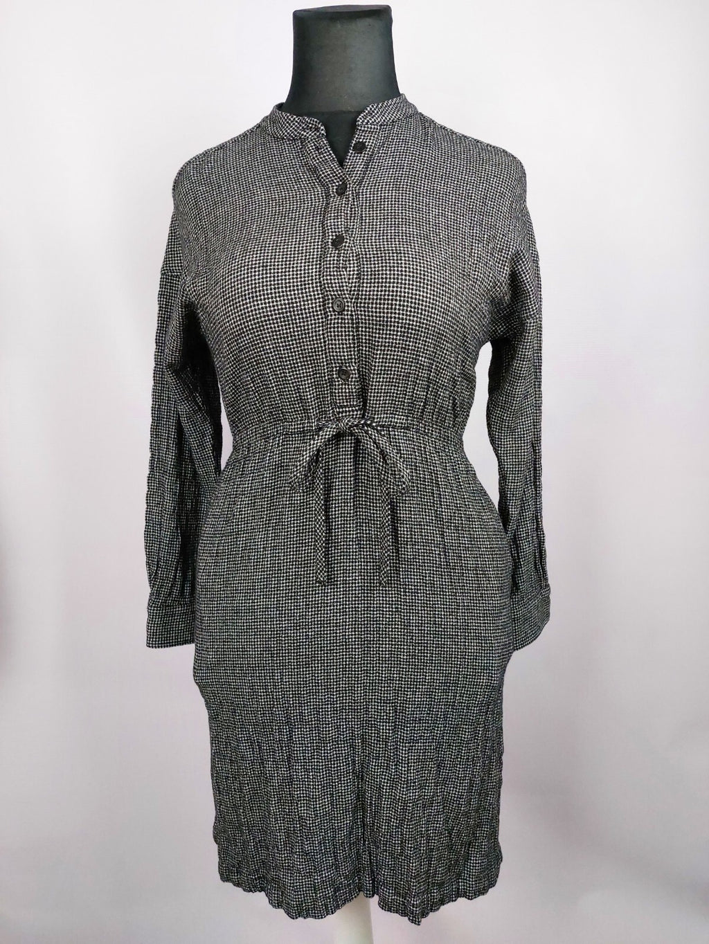 EK0459 Damen Kleid von Comptoir des Cotoniers, schwarz/weiß kariert, gr. M0