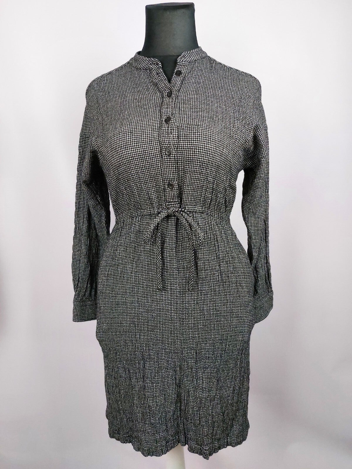 EK0459 Damen Kleid von Comptoir des Cotoniers, schwarz/weiß kariert, gr. M0