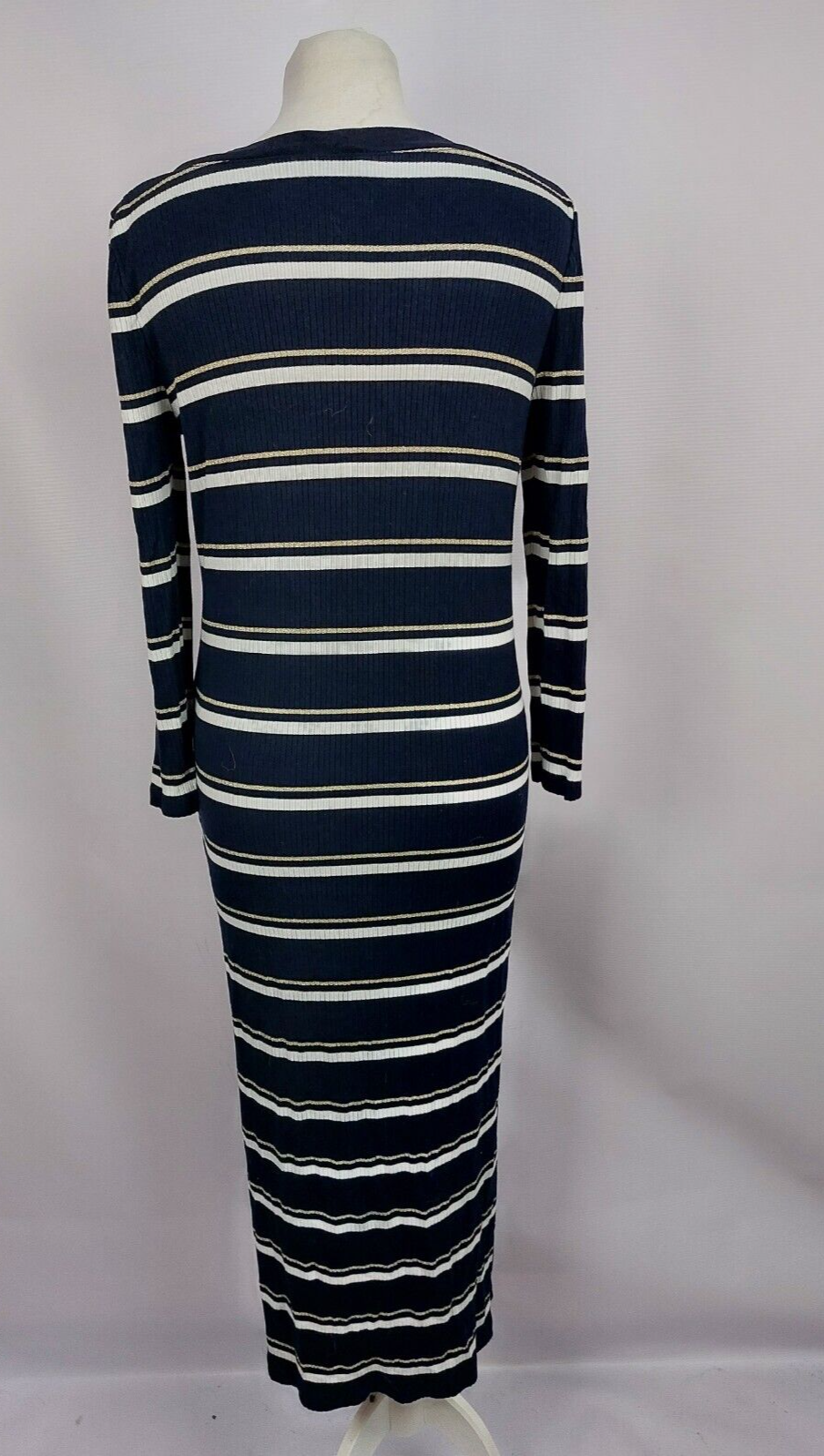 EK3560 Damen Kleid von Massimo Dutti, blau-weiß, Gr.M ( nach Größentabelle)3