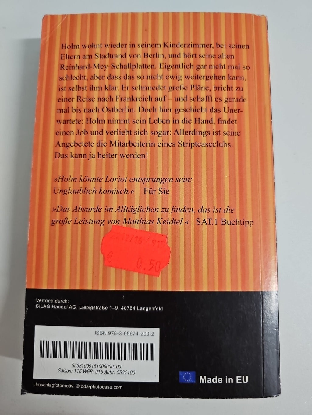 EB644 Matthias Keidtel Das Leben geht weiter Roman Taschenbuch1