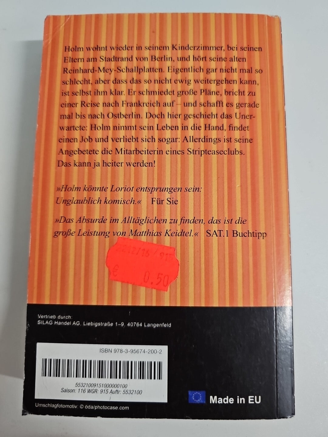 EB644 Matthias Keidtel Das Leben geht weiter Roman Taschenbuch1