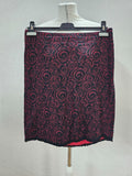 EK6307 Damen Rock, schwarz/rot, Gr. M0