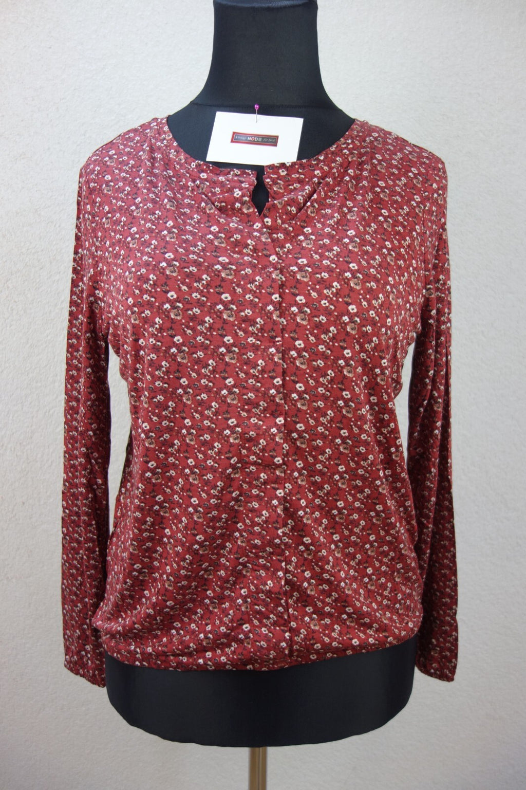 EK3567 Damen Shirt von Esprit, rot geblümt, Gr. S0