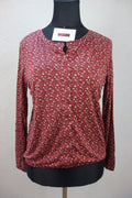 EK3567 Damen Shirt von Esprit, rot geblümt, Gr. S0