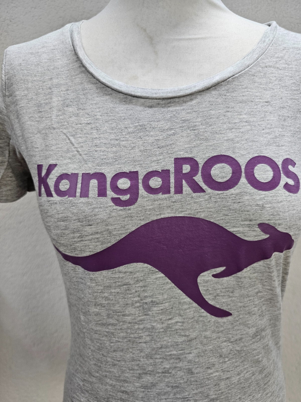 EK6126 Damen T-Shirt von KangaROOS, grau, Gr. S1