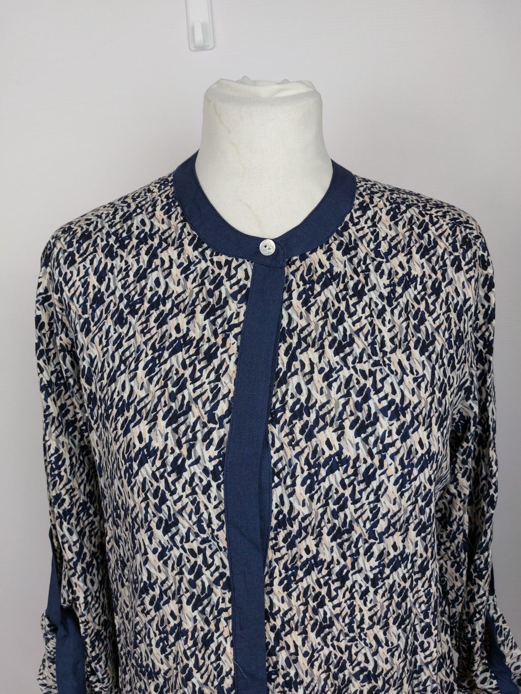 EK5177 Damen Kleid von Globus, blau/grau, Gr. S1