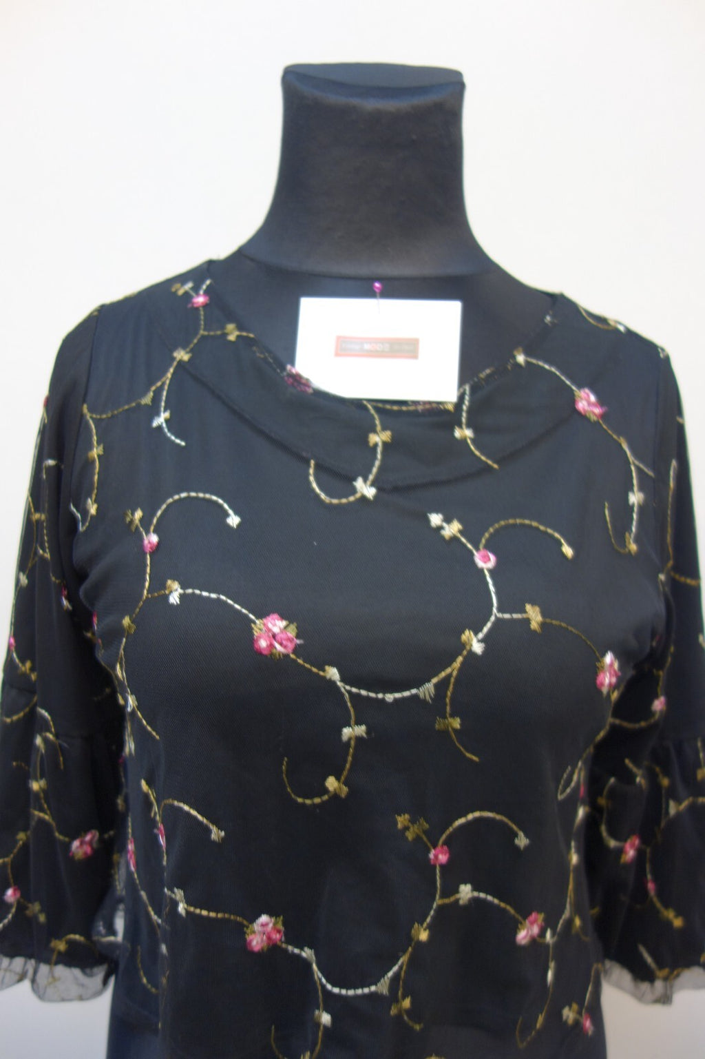 EK3769 Damen Shirt von Gleeful, schwarz, Gr. M1