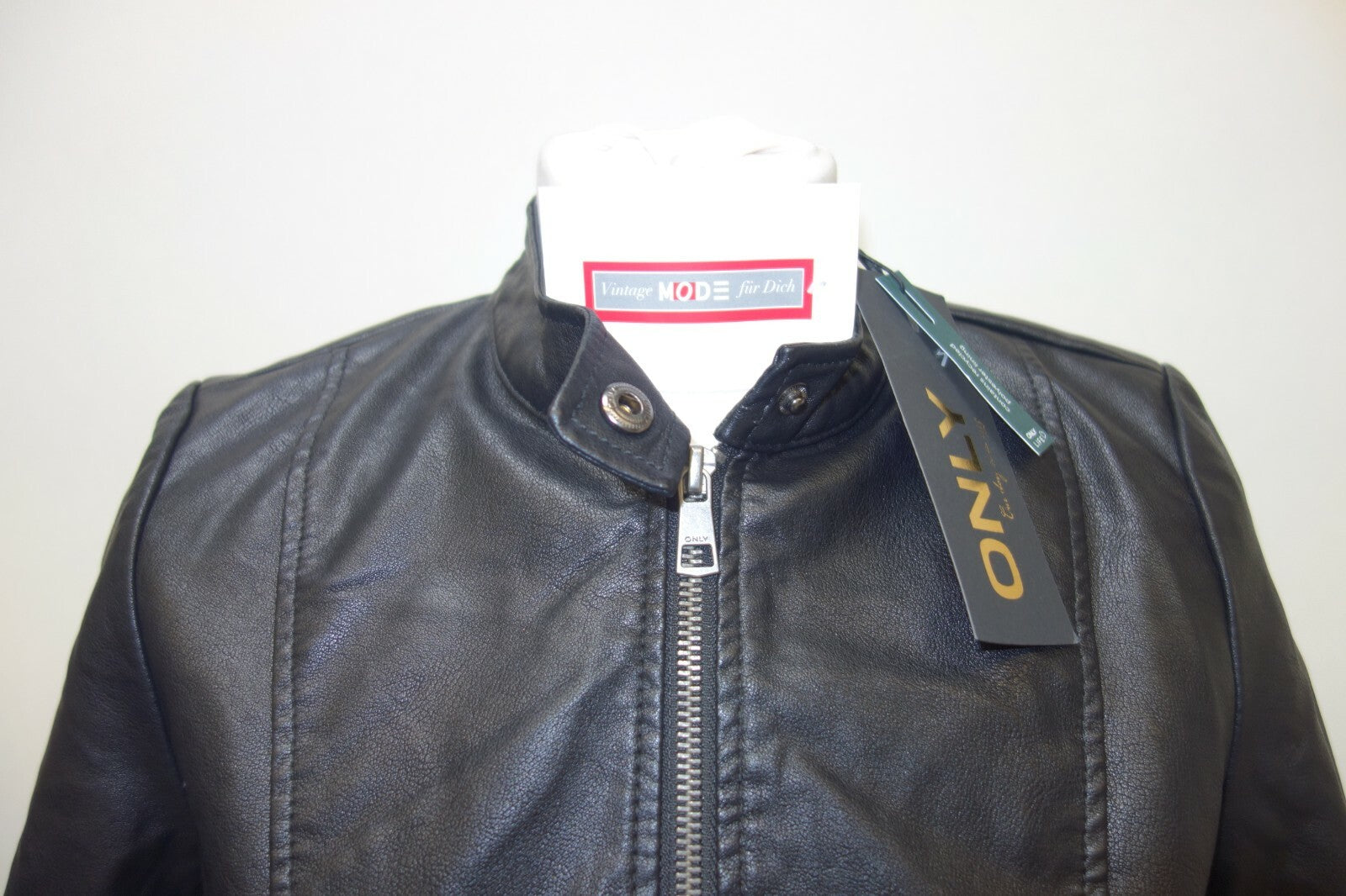 EK0638 Damen Kunstlederjacke von Only, schwarz, 341