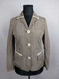 EK4892 Damen Jacke von Isabel, beige/braun kariert, Gr. 400