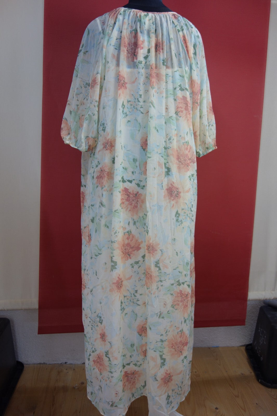 EK2509 Damen Kleid von H&M, geblümt, Gr. L3