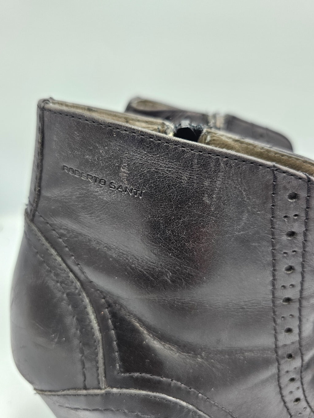 ES0341 Damen Stiefeletten von Roberto Santi, schwarz, Gr. 404