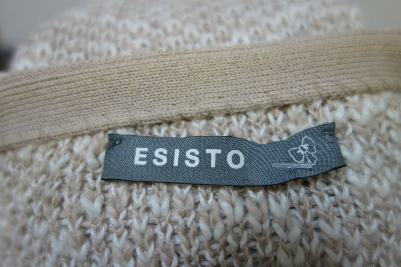 EK1729 Damen Strickjacke von Esisto, beige, Gr. L5