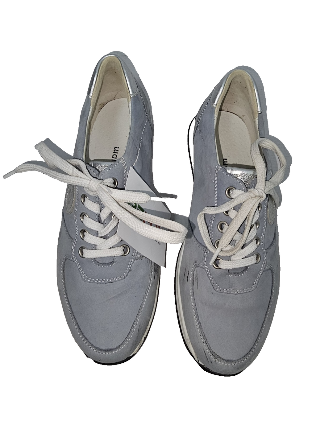 ES748 Damen Sneaker von Waldläufer, Hellblau, Gr. 391