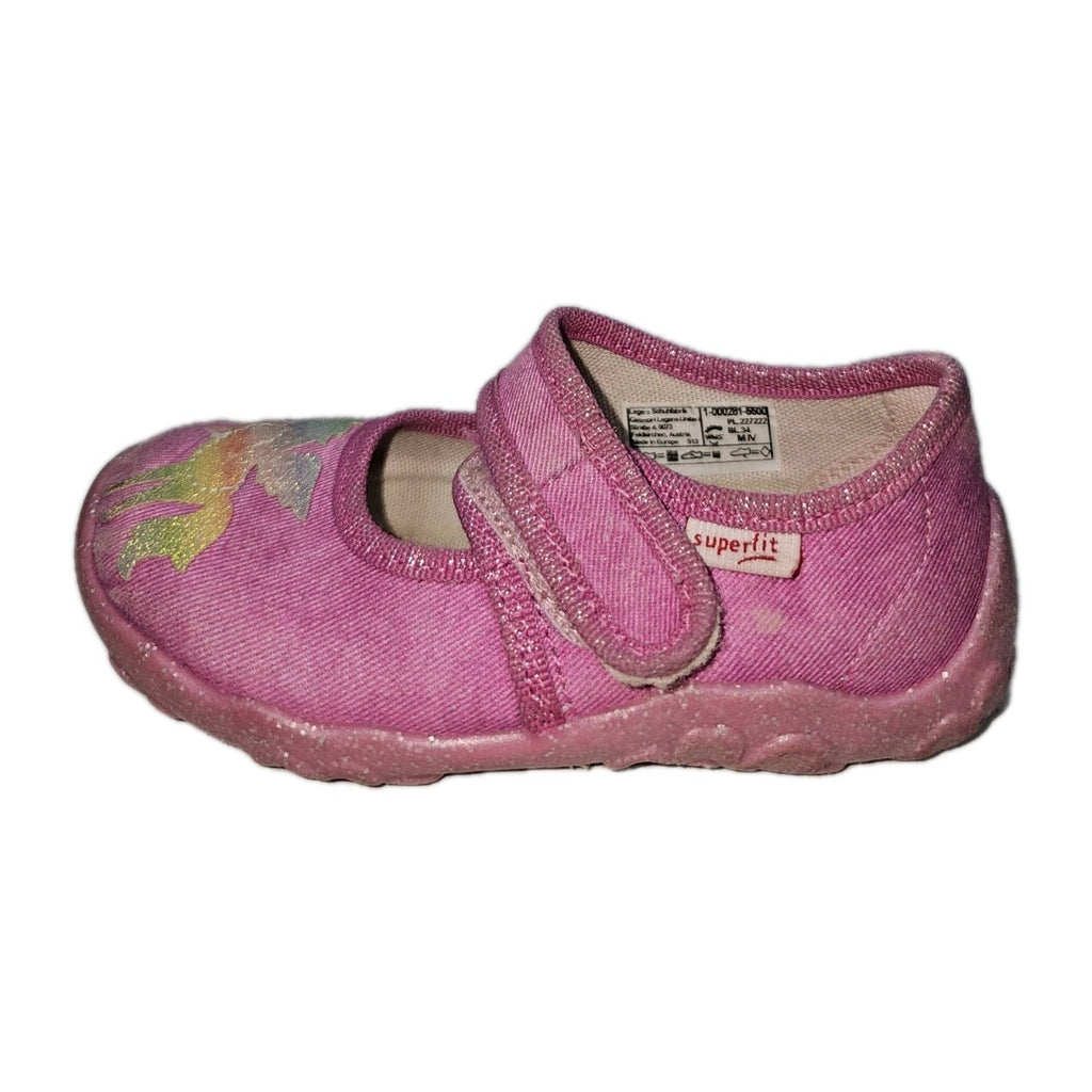 ES905 Mädchen Hausschuhe von SuperFit, rosa, Gr.244