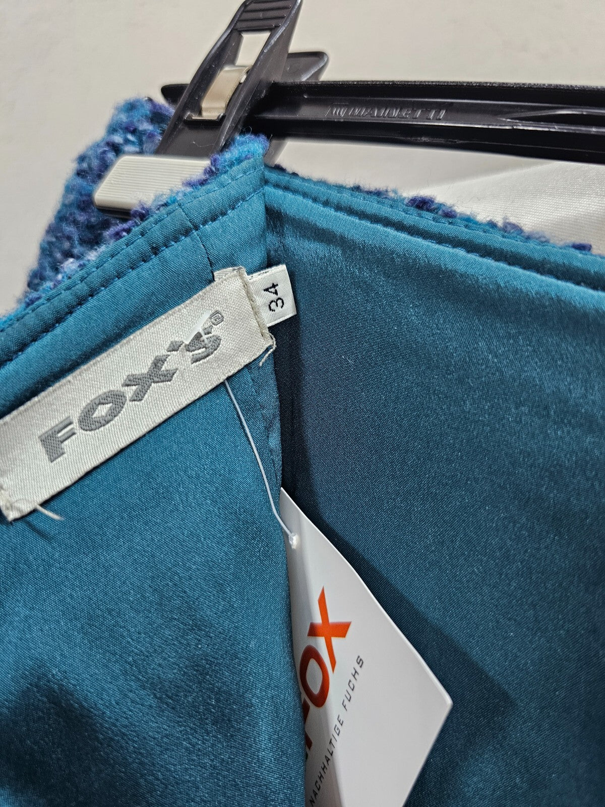 EK6181 Damen Rock von Fox`s. blau, Gr.343