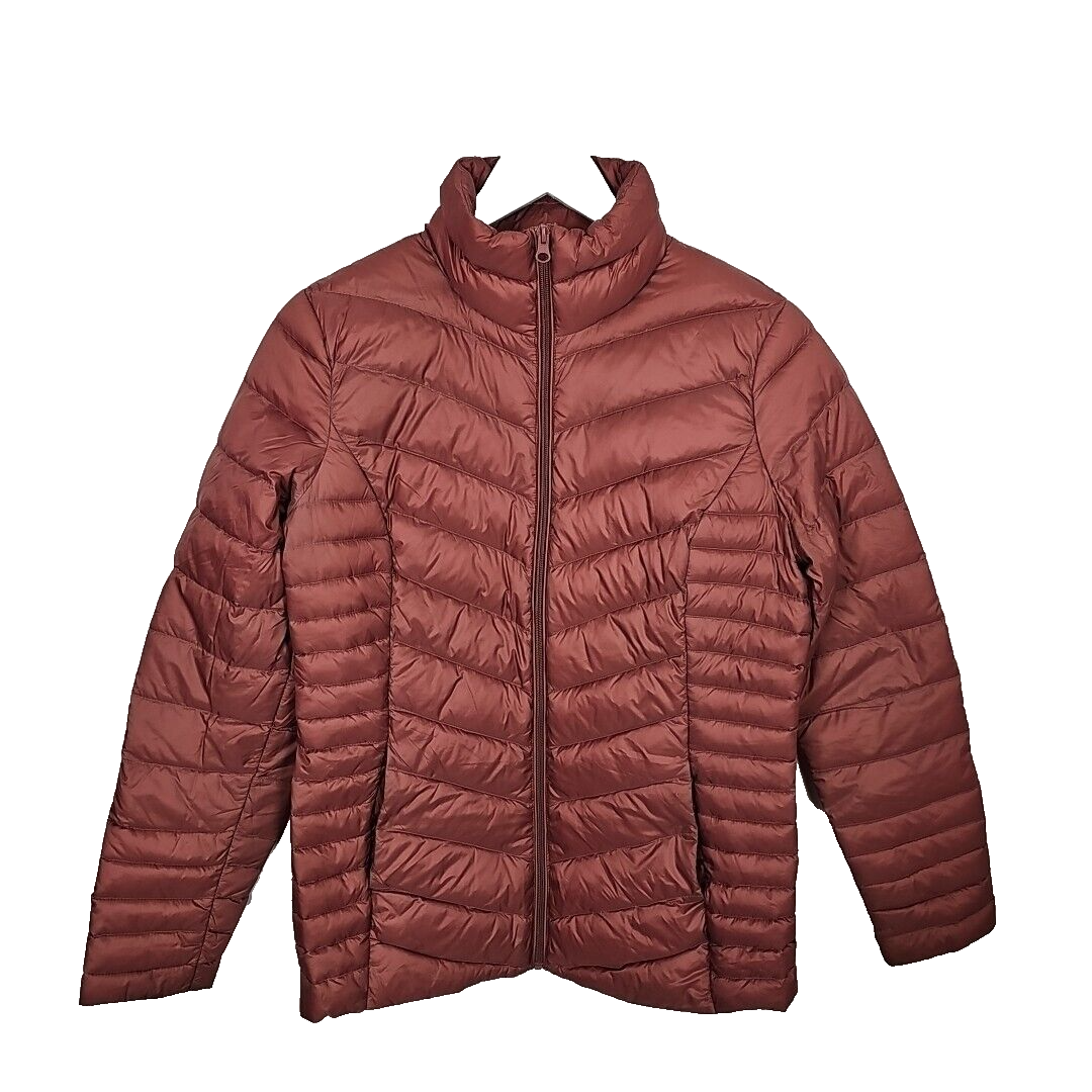 EK6665 Damen Steppjacke von The Outerwear, Braunrot, Gr.380
