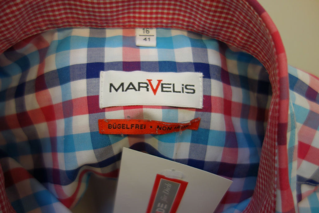 EK1194 Herren Hemd von Marvelis, kariert, Gr. 415
