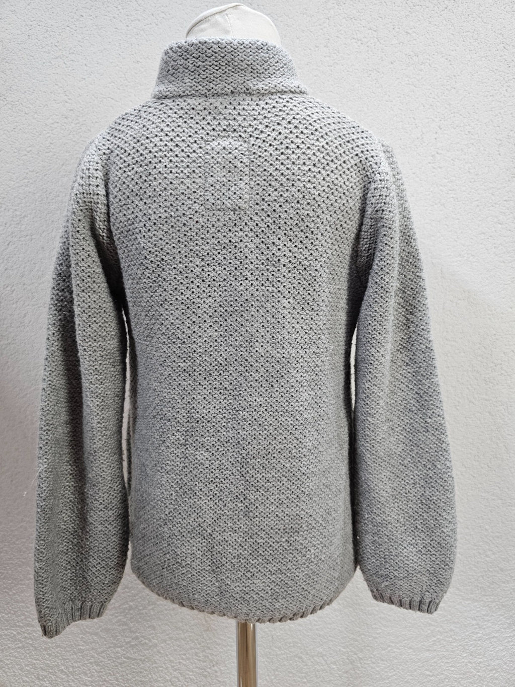 EK5975 Mädchen Strickjacke von Lego, grau, Gr. 1285