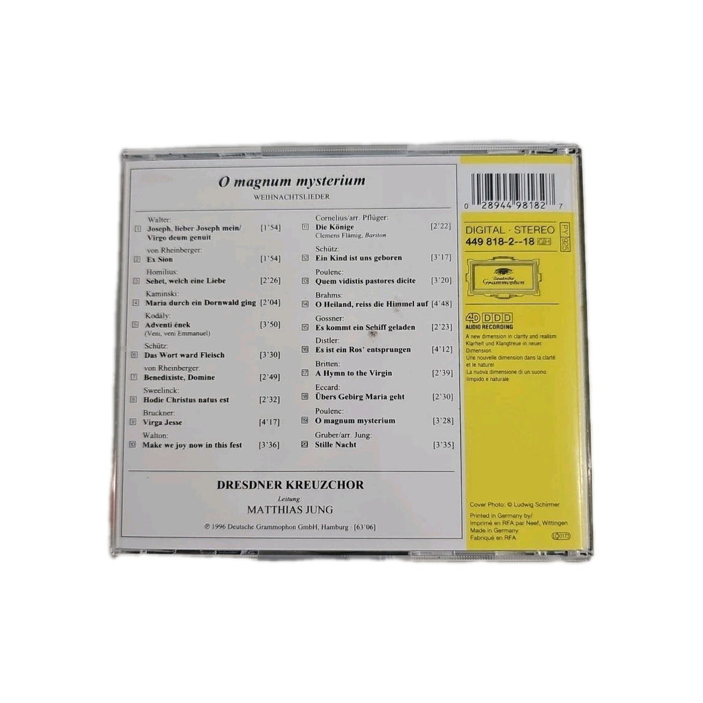 EB3840 Weihnachten CD Media SALE Dresdner Kreuzchor O Magnum Mysterium1