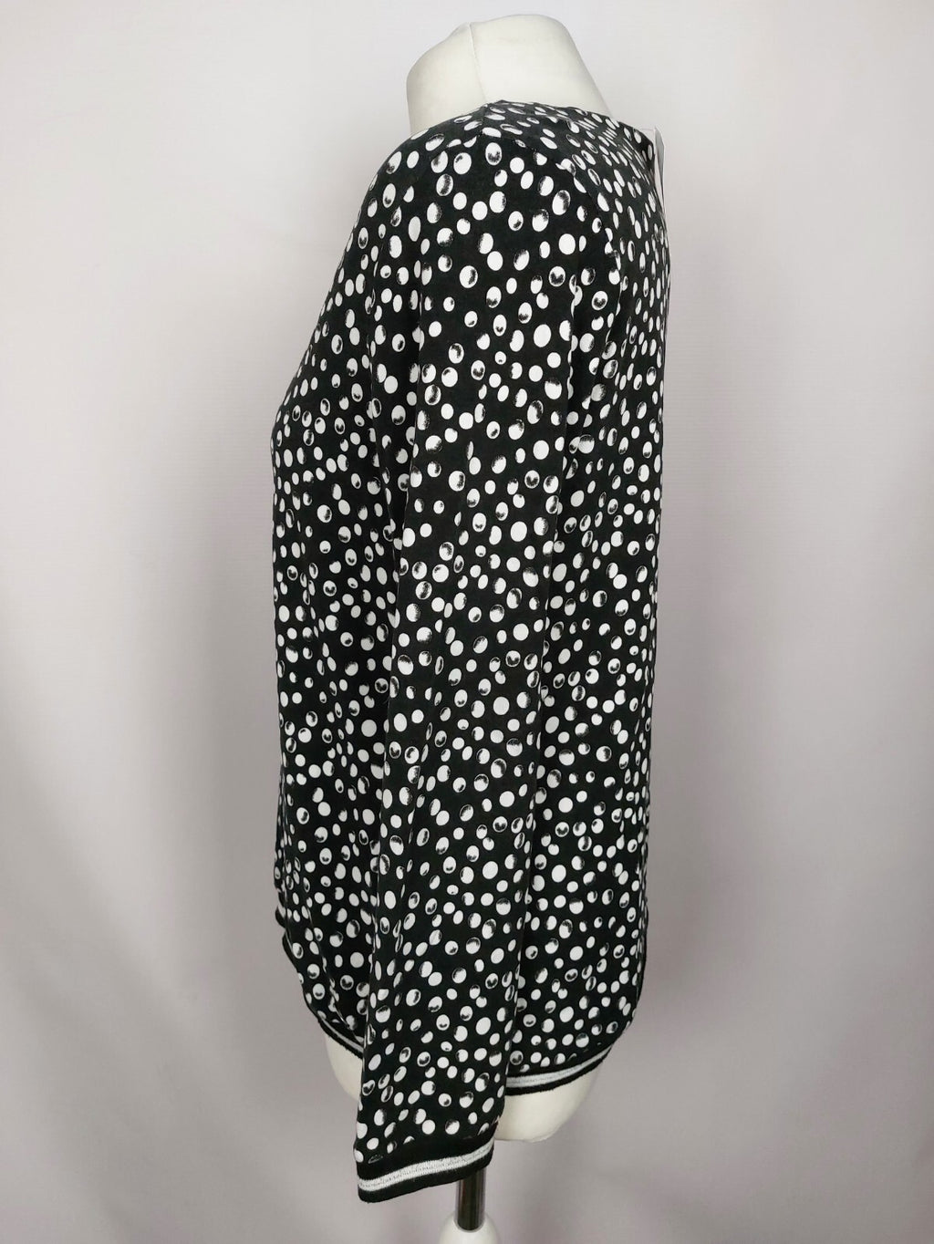 EK4810 Damen Shirt von Lisa Tossa, schwarz-weiß, Gr.M4