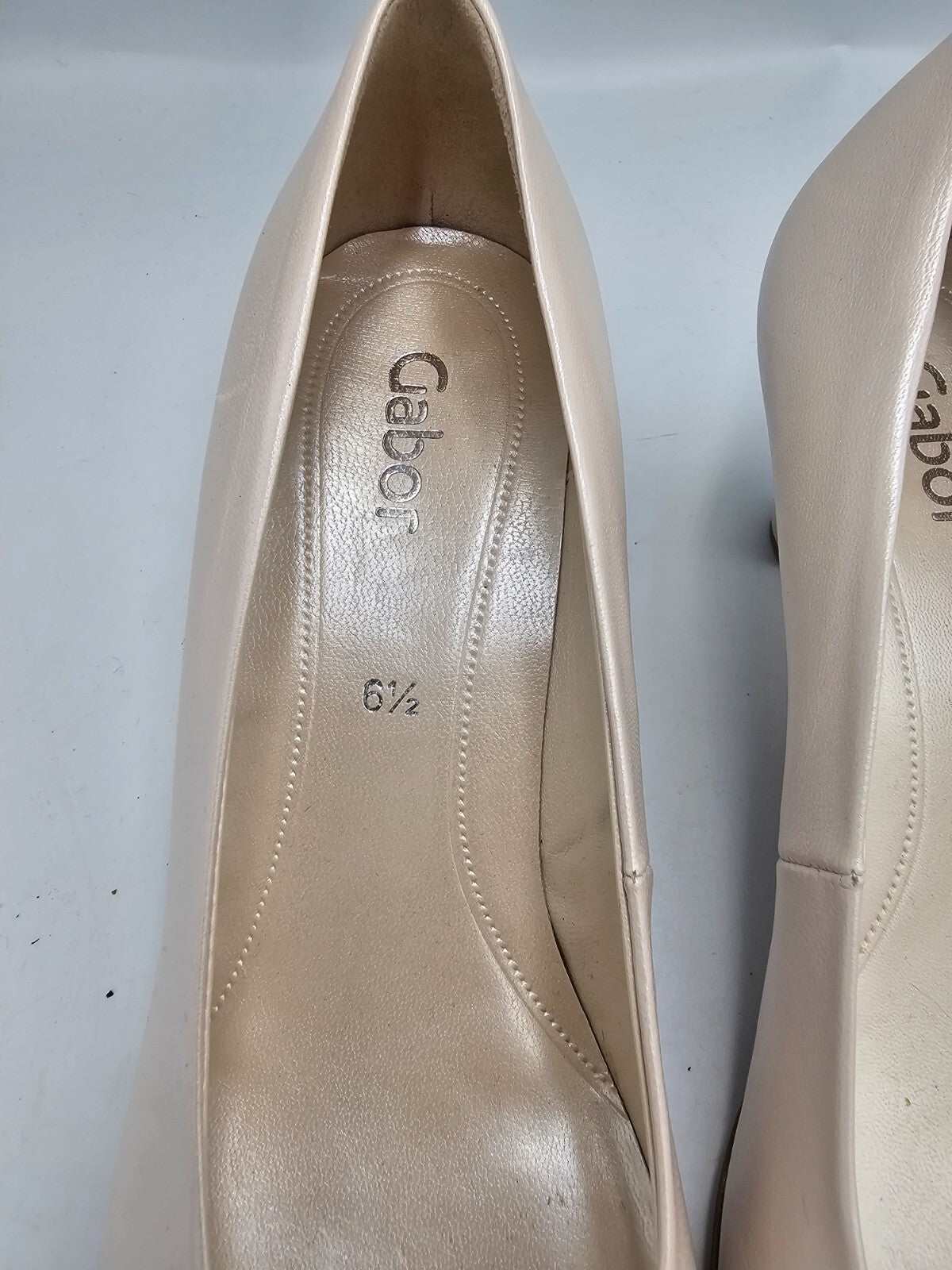 ES0126 Damen Pumps von Gabor, weiß, Gr. 6,51