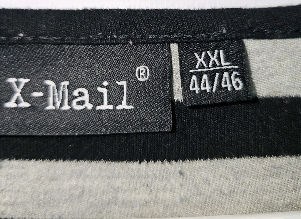 EK8649 Damen Shirt von X-Mail, grau-schwarz, Gr.XXL1
