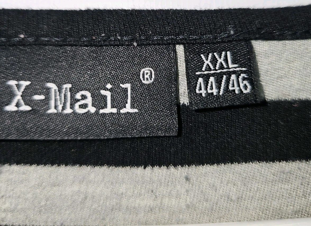 EK8649 Damen Shirt von X-Mail, grau-schwarz, Gr.XXL1