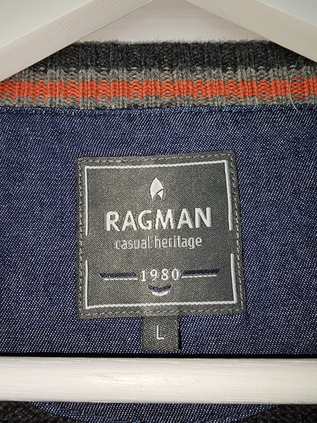 EK6966 Herren Pullover von Ragman, grau, Gr.L1